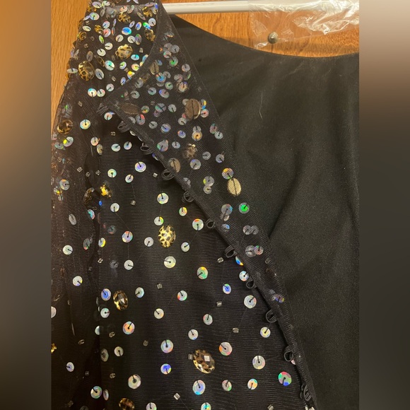 Black Sequin Homecoming or Prom Dress - Size 12 - Picture 6 of 7